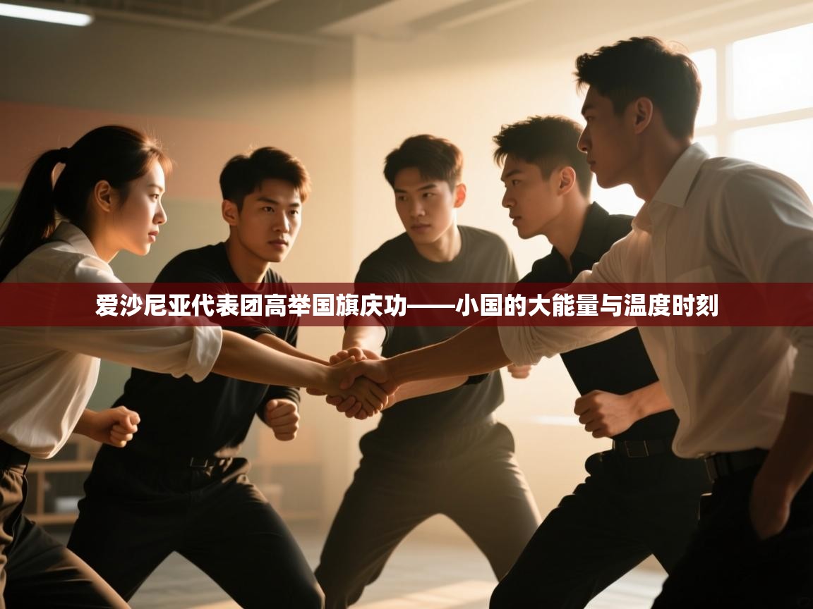 爱沙尼亚代表团高举国旗庆功——小国的大能量与温度时刻